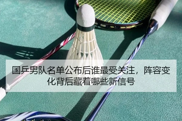 国乒男队名单公布后谁最受关注，阵容变化背后藏着哪些新信号（aiyouxi）